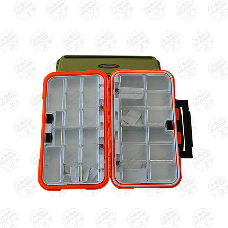 خرید و قیمت جعبه لوازم ماهیگیری Fishing Tackle Box رنگ سبز