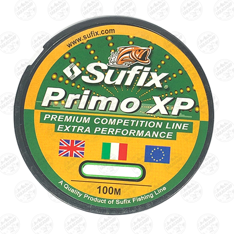 نخ ماهیگیری Sufix Primo Xp سافیکس ۱۰۰ متر سایز ۰/۶۰, فرا کمپ