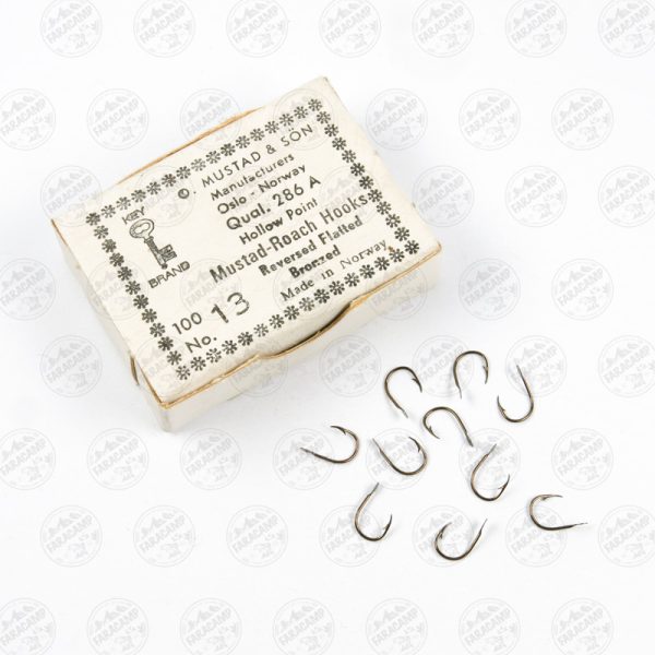 قلاب موستاد Mustad برنز نروژ 286A سایز 13 بسته 10 عددی