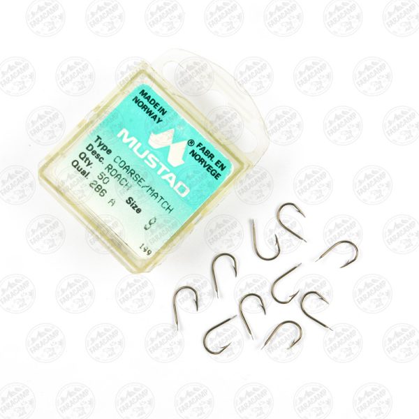 قلاب موستاد Mustad برنز نروژ 286A سایز 8 بسته 10 عددی