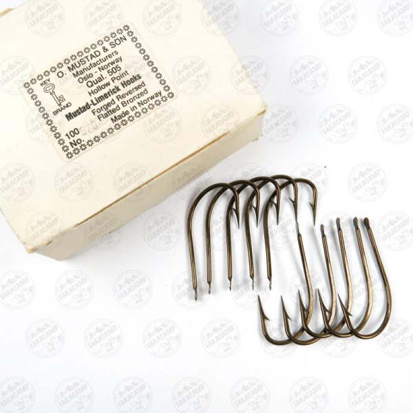 قلاب موستاد Mustad برنز نروژ 505 سایز 5/0 بسته 10 عددی