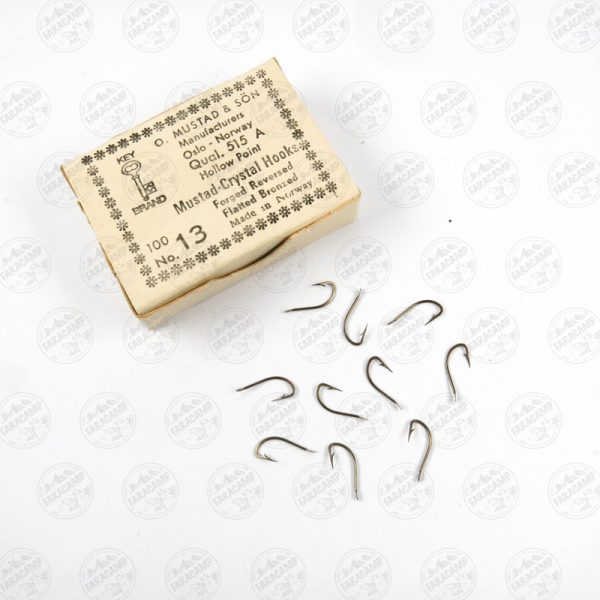 قلاب موستاد Mustad برنز نروژ 515A سایز 13 بسته 10 عددی