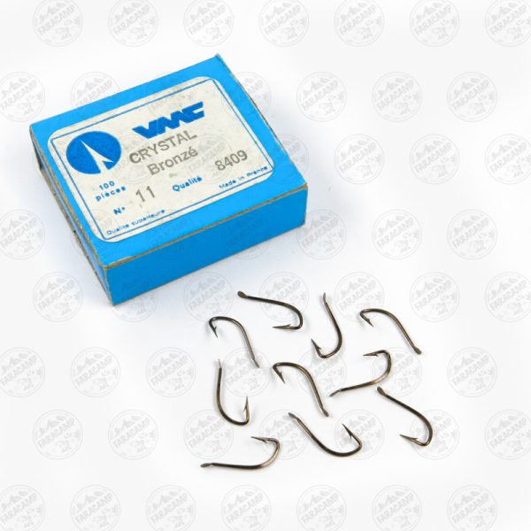 قلاب وی ام سی VMC فرانسه 8409 برنز سایز 11 بسته ۱۰ عددی