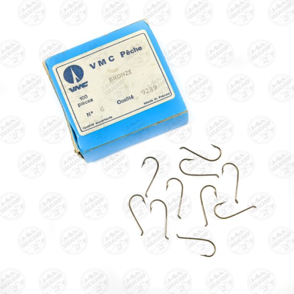 قلاب وی ام سی VMC فرانسه 9289 برنز سایز 6 بسته ۱۰ عددی
