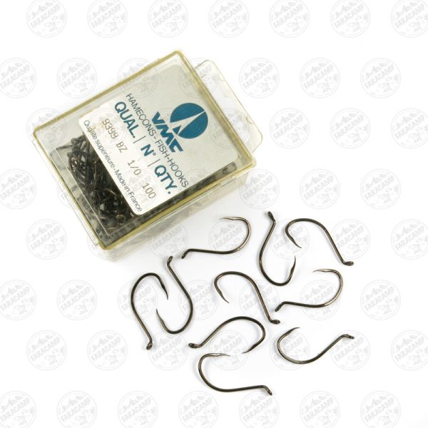 قلاب وی ام سی VMC فرانسه 9399 برنز سایز 1/0 بسته ۱۰ عددی